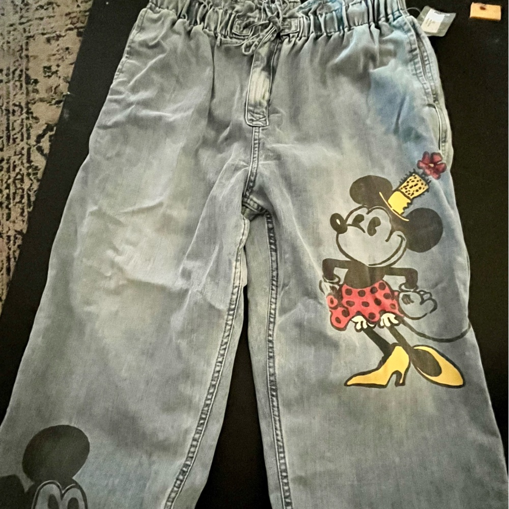 Brand New Super Cute Mickey Jeans XL with tags